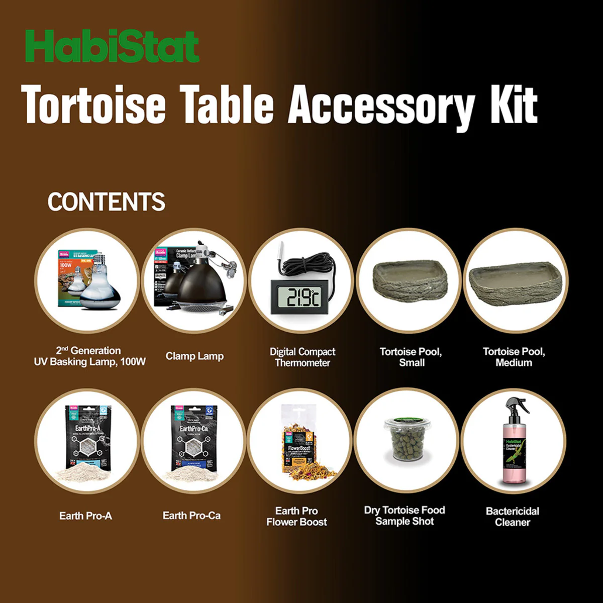 HabiStat Tortoise Accessory Kit Only - No Table - Image 4