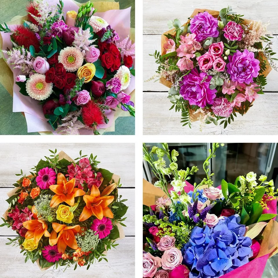 Handcrafted Birthday Bouquet with Chocolates & Card - Image 4