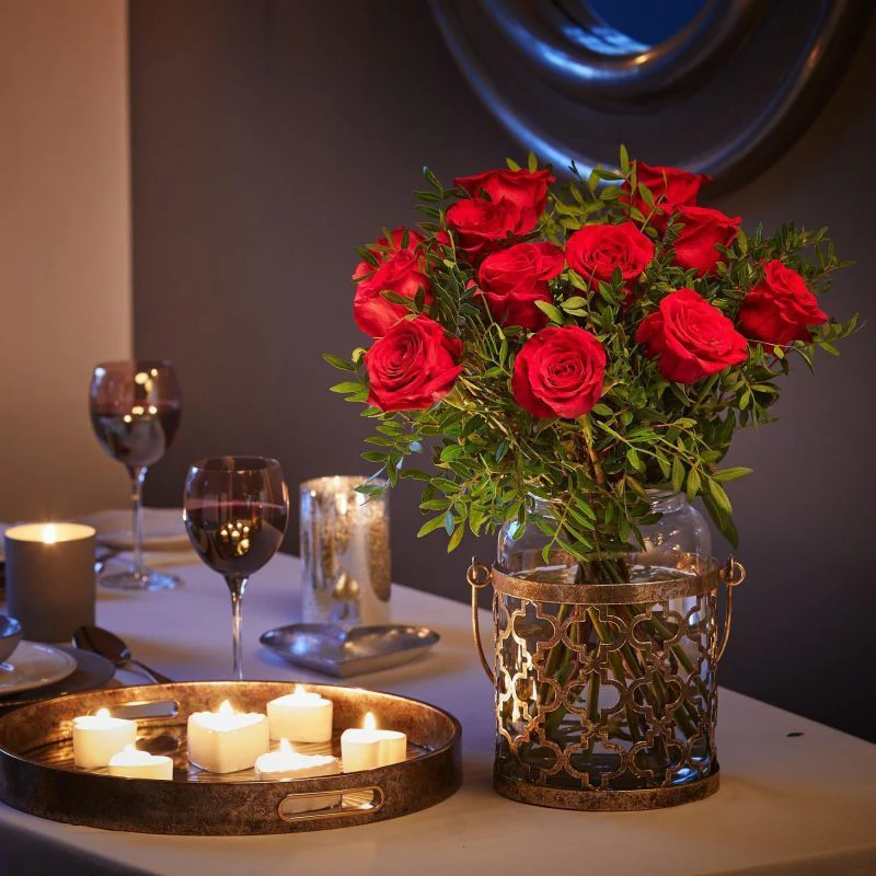 Happy Anniversary 12 Red Rose Hand-tied - Image 3