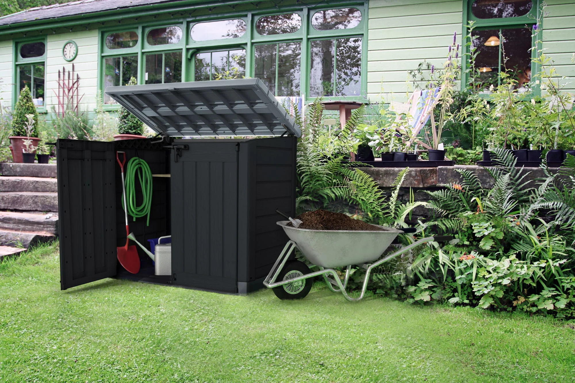 Hideaway XL Storage Box Anthracite Grey (145 x 82 x 125cm) - Image 3