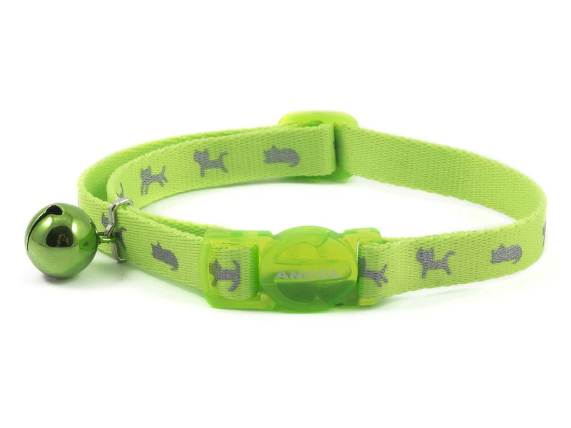 High Vis Cat Collar Green