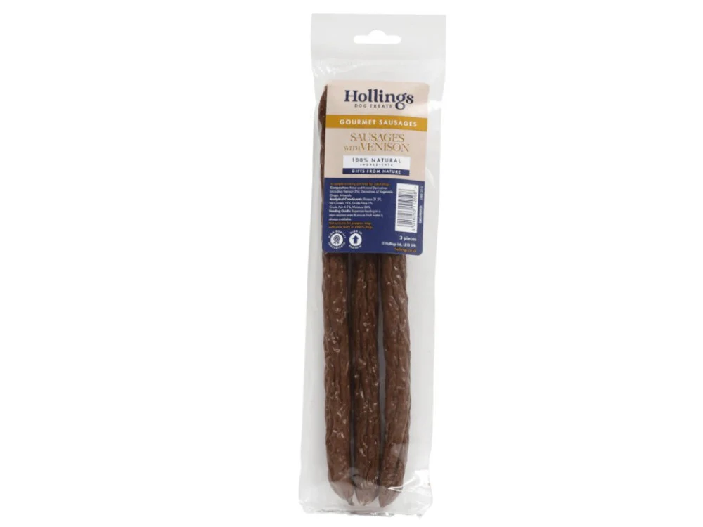 Hollings Sausage With Venison 3pk