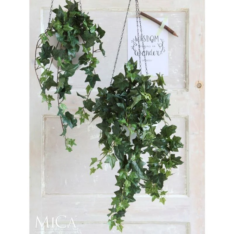 Artificial Ivy Hanging Green Variegated - Image 4