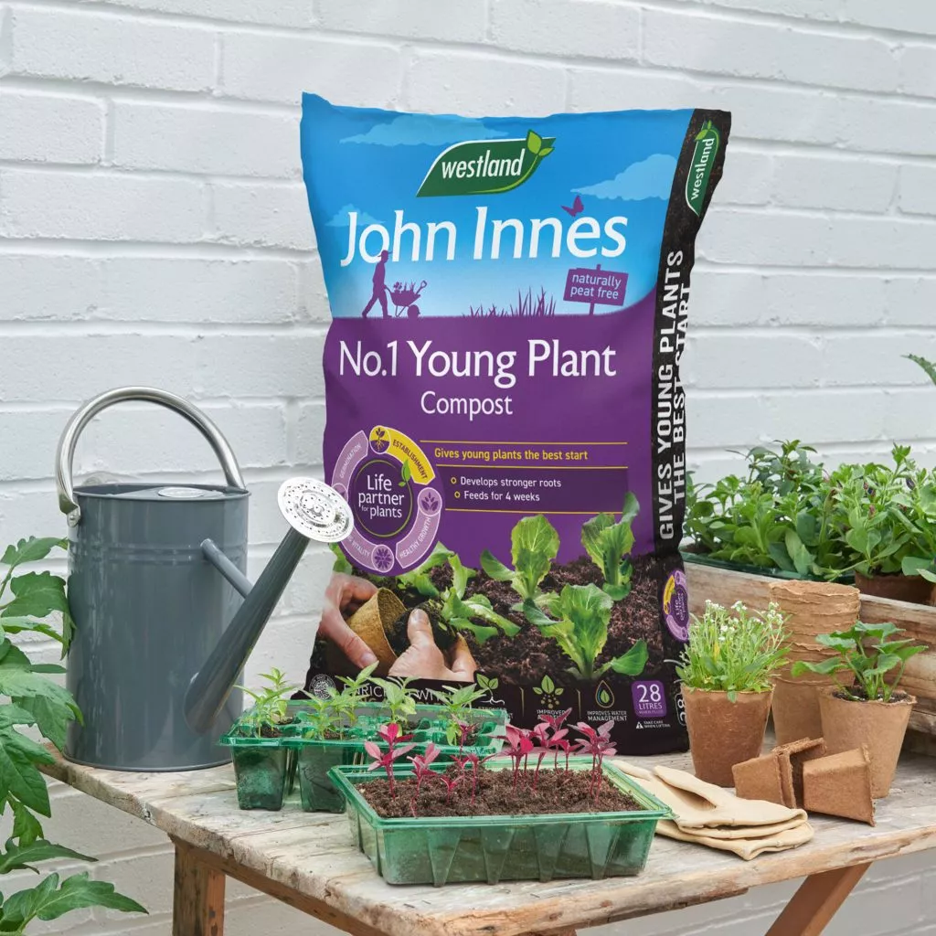 John Innes Peat Free No.1 Young Plant Compost 28L - Image 3