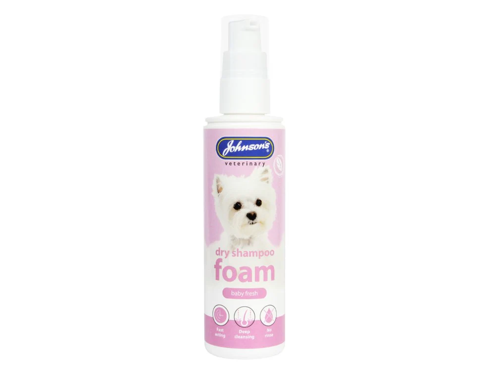 Johnsons  Dry Foam Shampoo Spray Baby Fresh 150ml