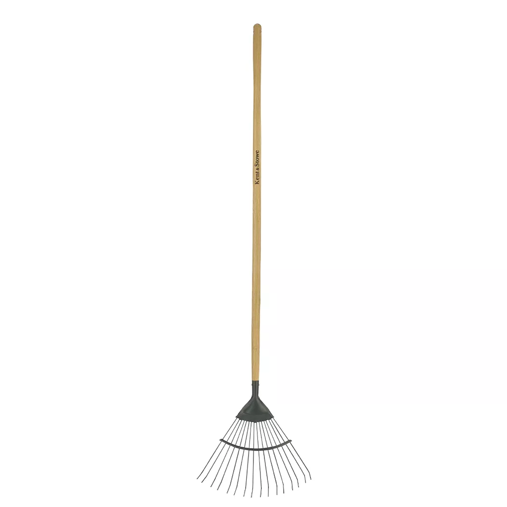 Kent and Stowe Carbon Steel Long Lawn and Leaf Rake