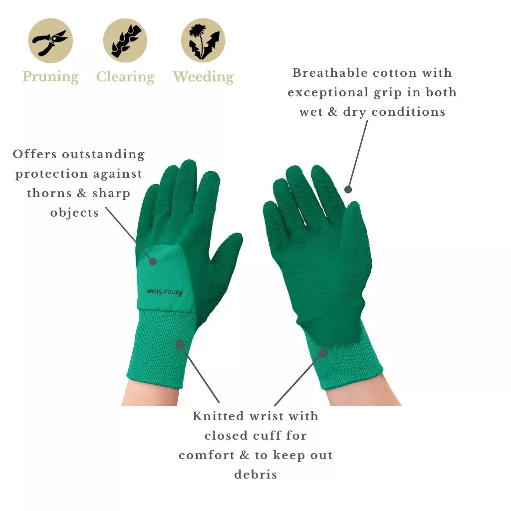 Kent and Stowe Green Ultimate All-Round Gardening Gloves - Image 2