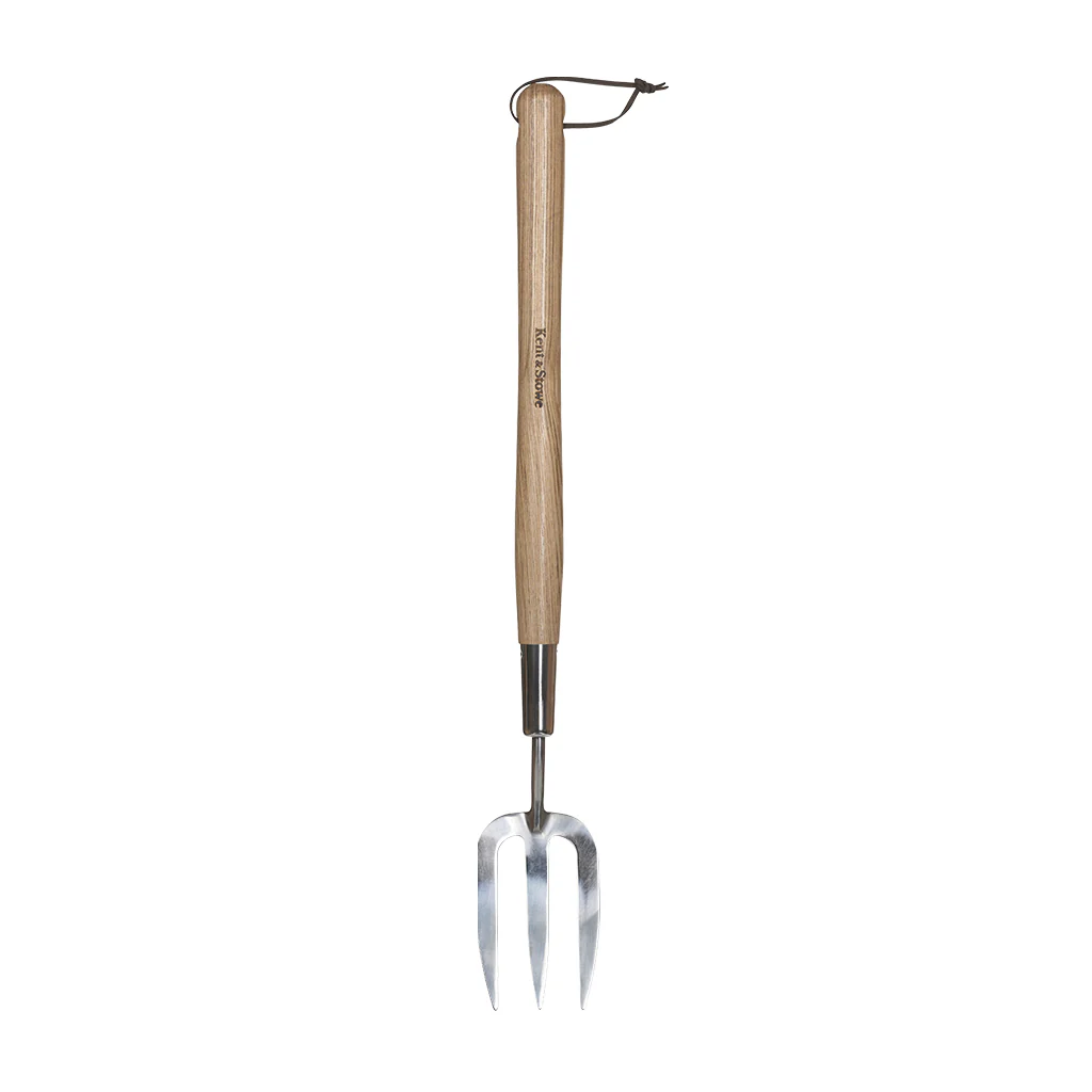 kent and Stowe Stainless Steel Border Hand Fork