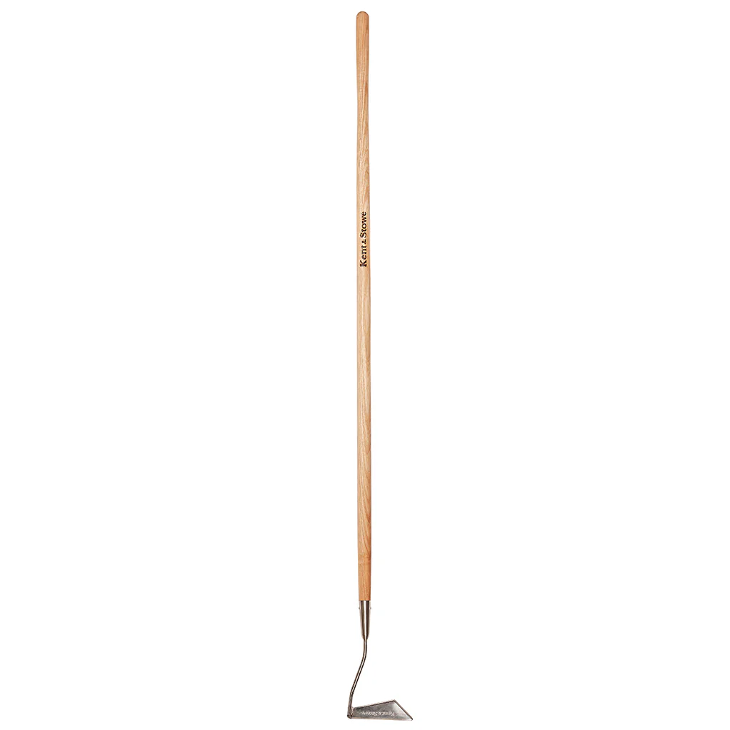 Kent and Stowe Stainless Steel Long 3 Edge Hoe