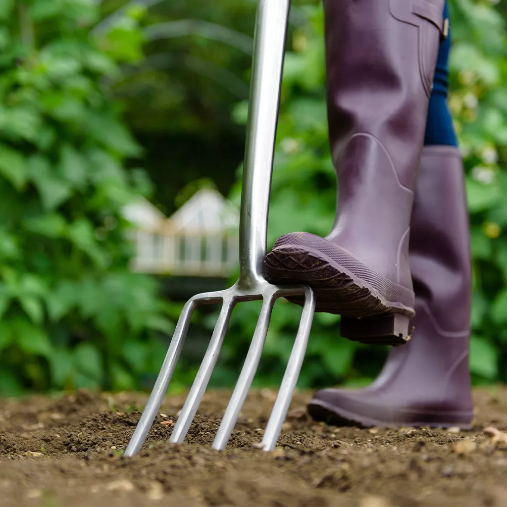 Kent & Stowe Stainless Steel Digging Fork - Image 2