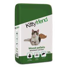 KittyFriend Wood Pellet Cat Litter (30L)