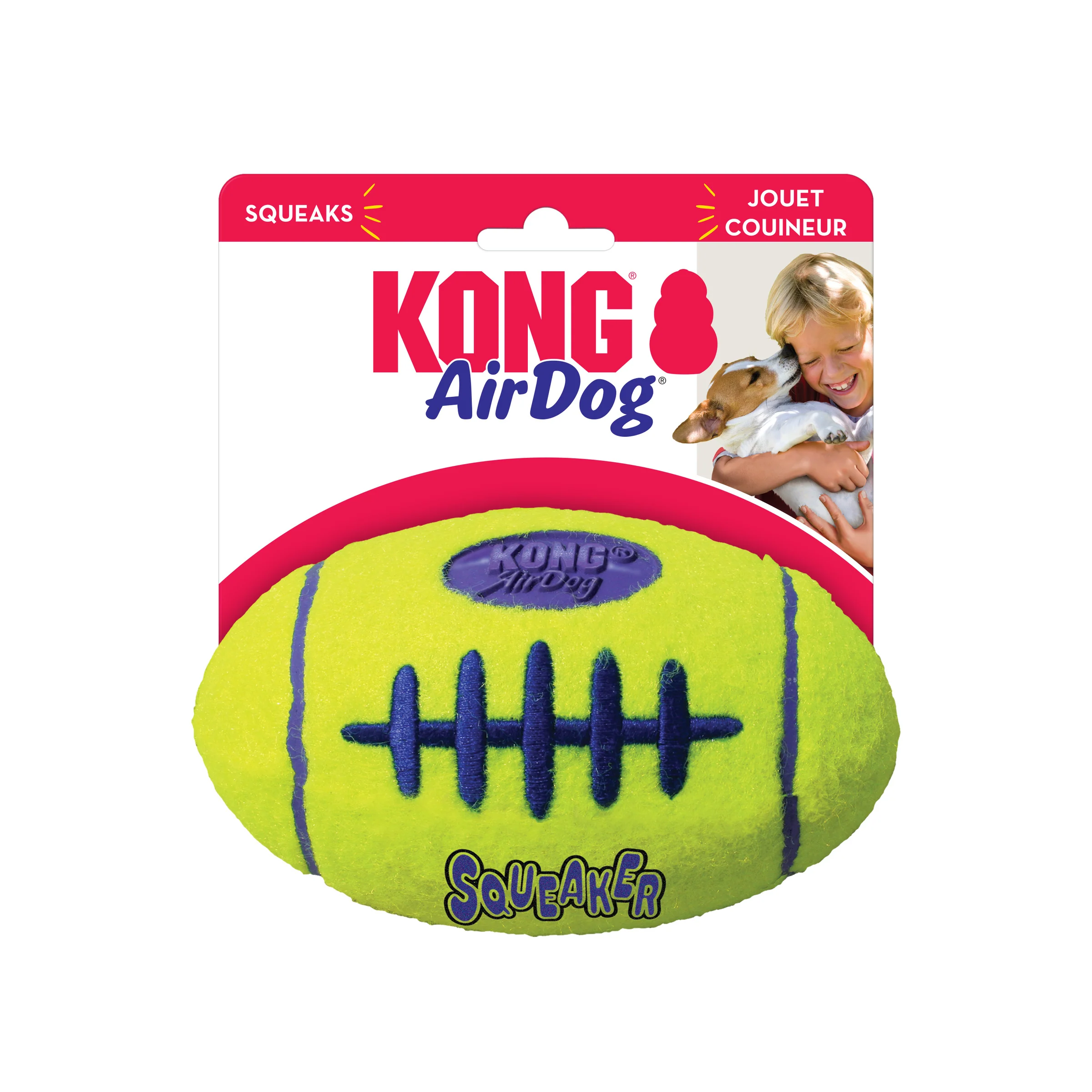 KONG AirDog Squeaker Football (Large) - Image 3