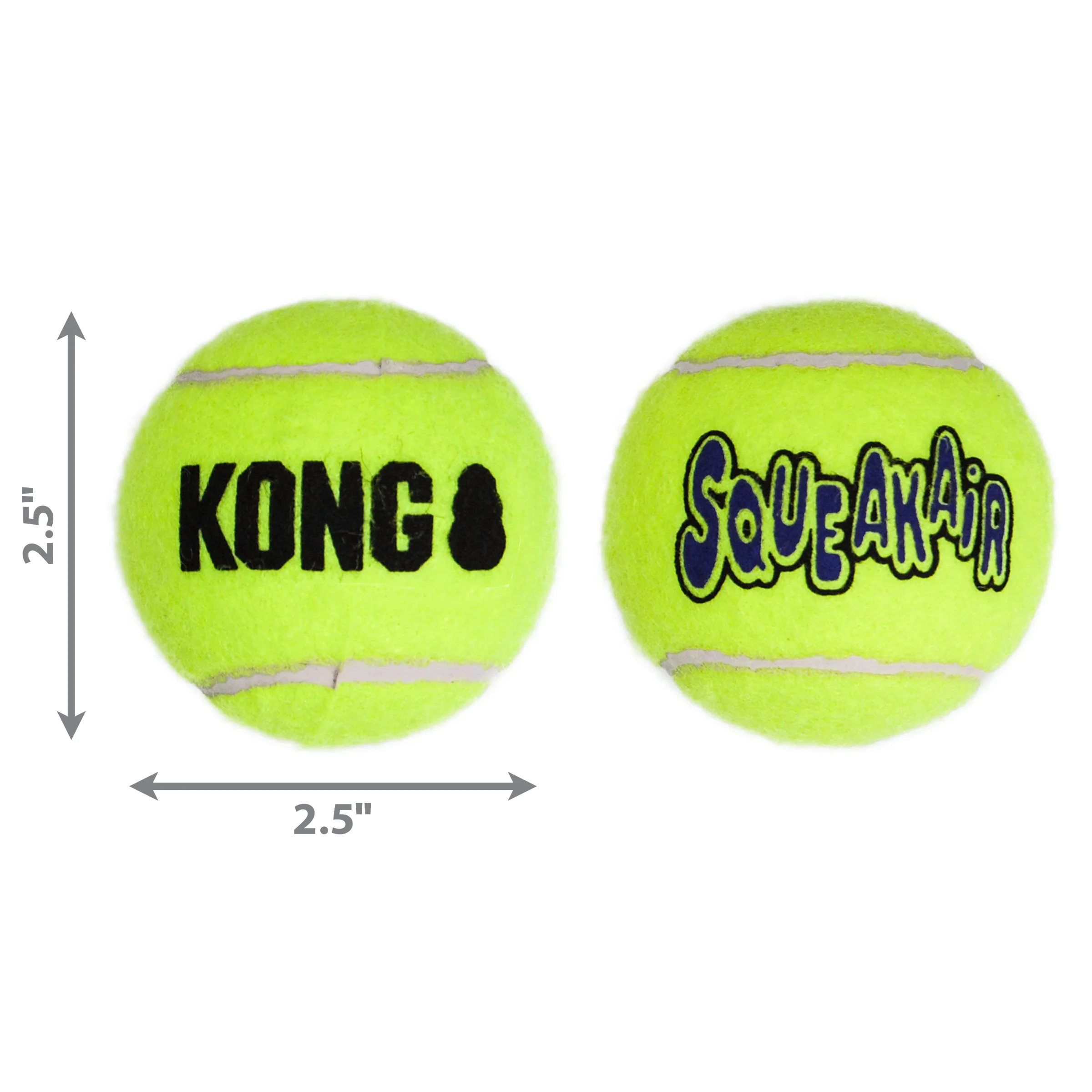 KONG SqueakAir Balls (Medium - Pack of 3) - Image 4