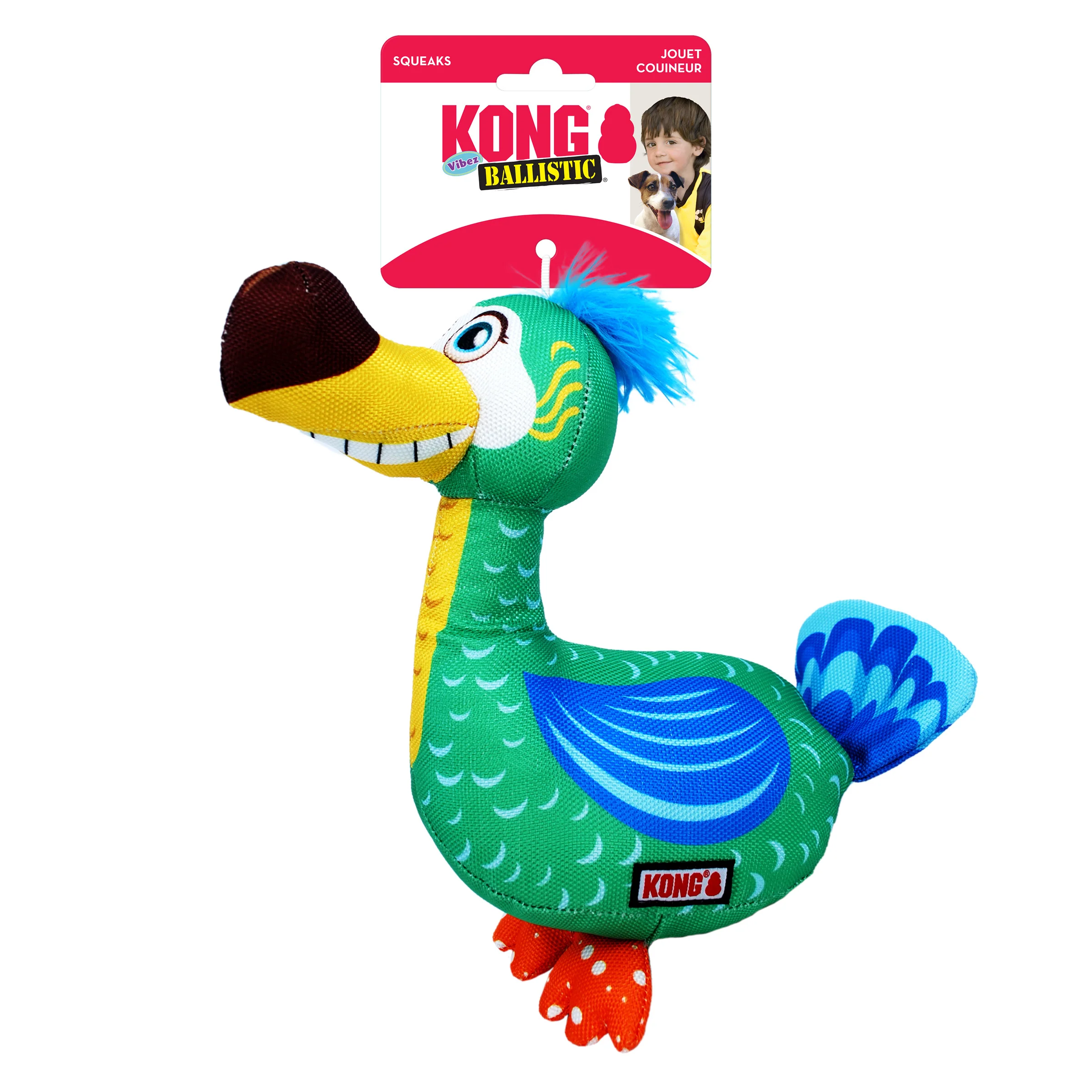 KONG Ballistic Vibes Birds Assorted Medium/Large - Image 3