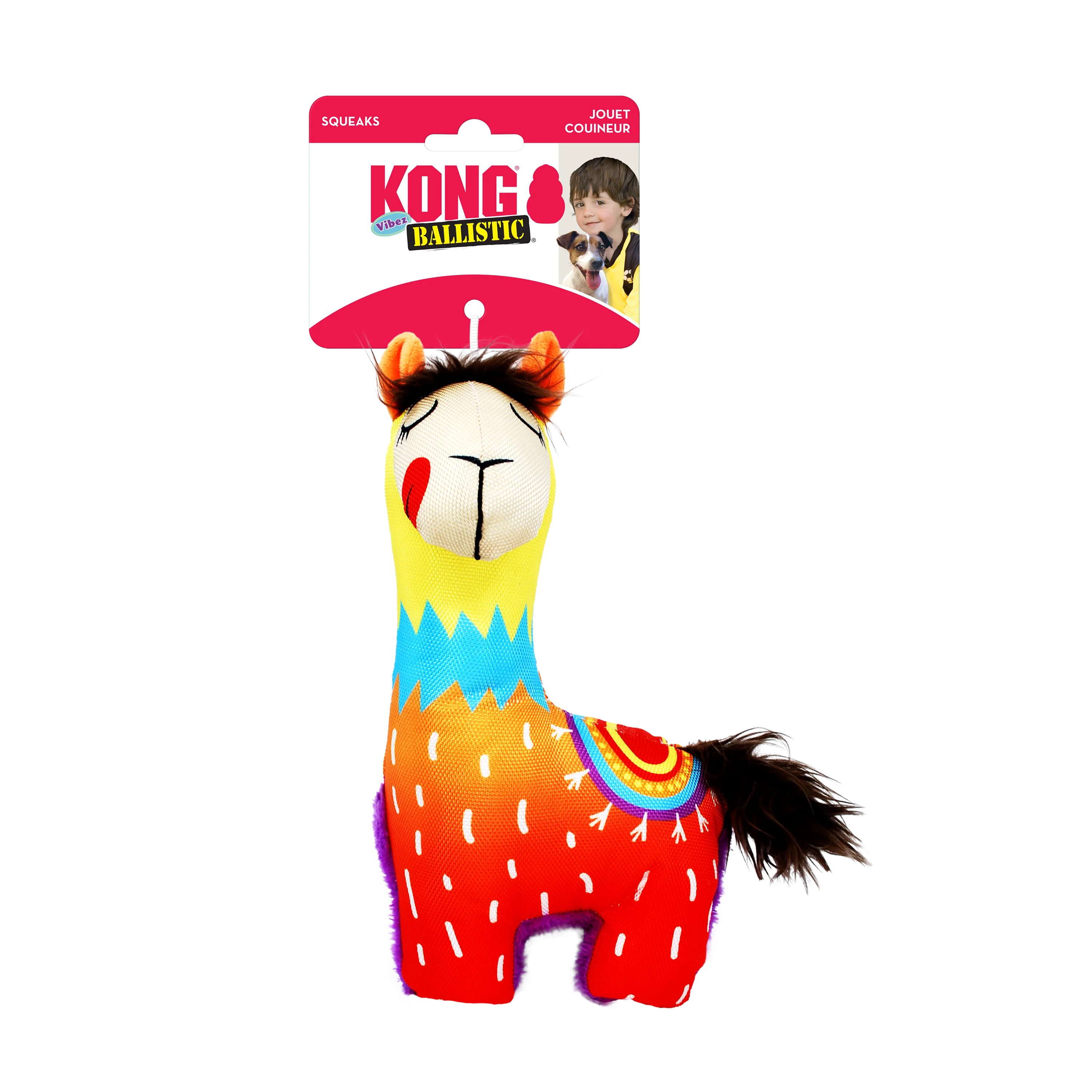 KONG Ballistic Vibes Llamas Assorted Small/Medium - Image 3