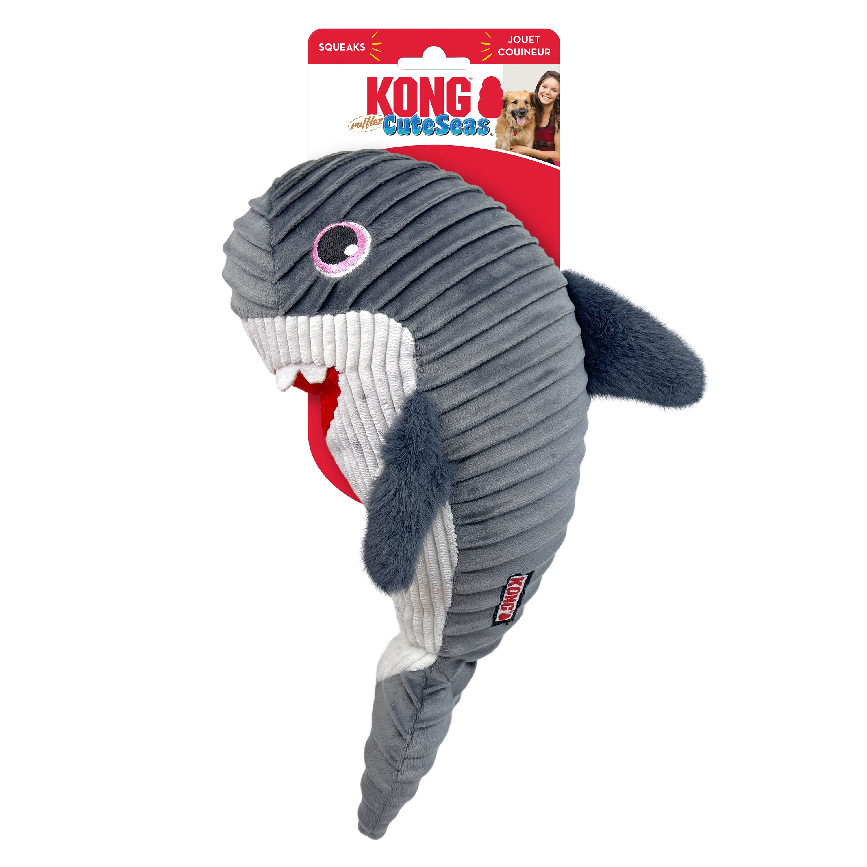 KONG Cuteseas Rufflez Shark - Image 3