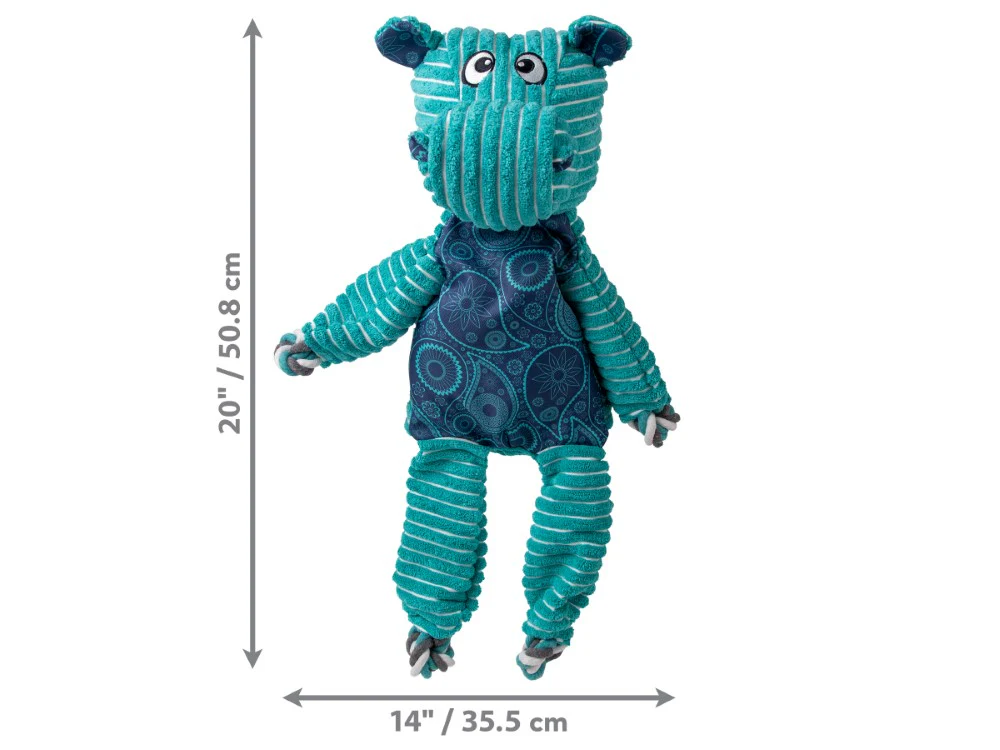 KONG Floppy Knots Hippo Jumbo XL - Image 3
