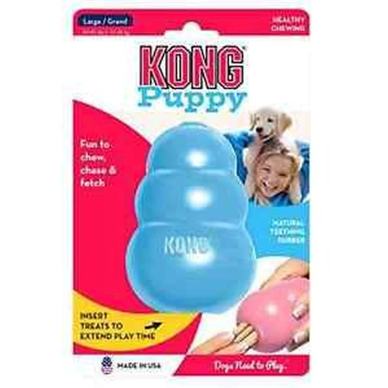 KONG Puppy Classic Dog Toy Coloured Large