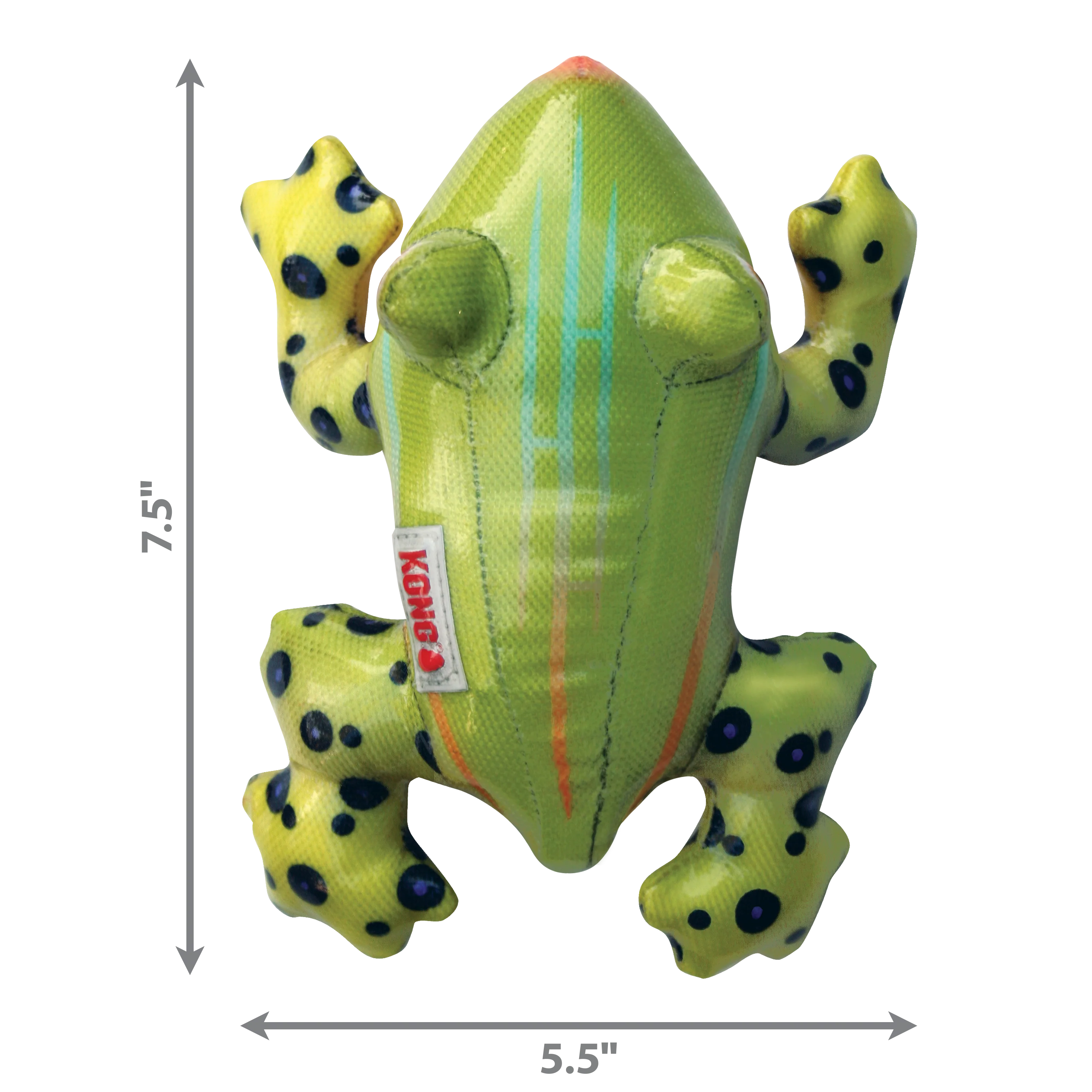 KONG Shieldz Frog Dog Toy - Image 4
