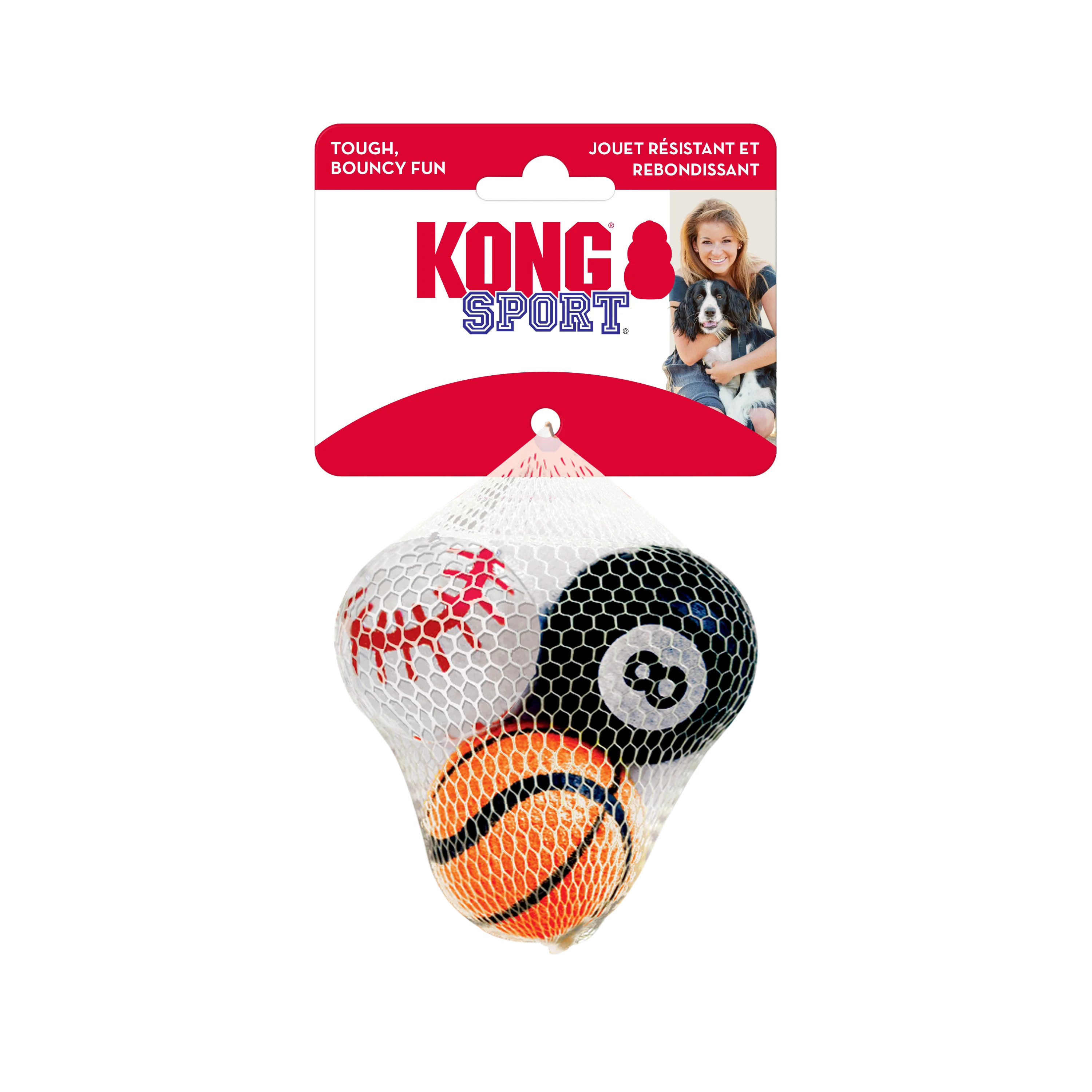 KONG Sports Ball Small 3pk - Image 3