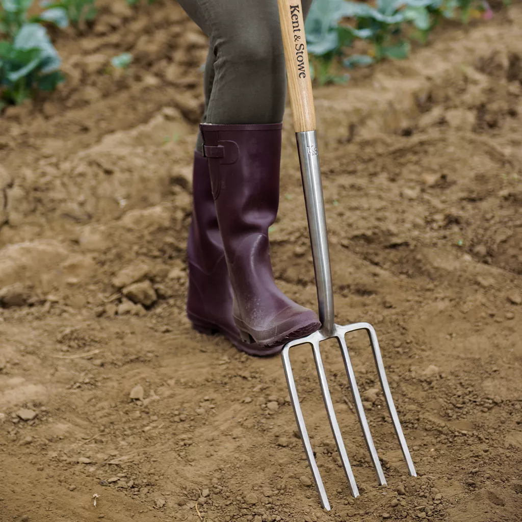 Kent & Stowe Stainless Steel Digging Fork - Image 3