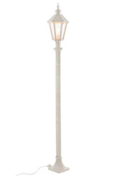 Lantern Pole Cast Iron White (26 x 26 x 210cm) - Image 3