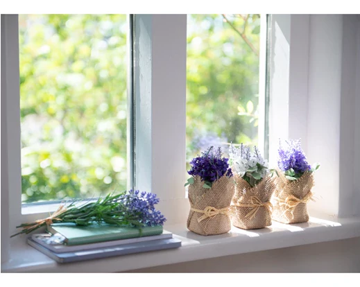 Faux Lavender Bunch (34x13cm) - Image 2
