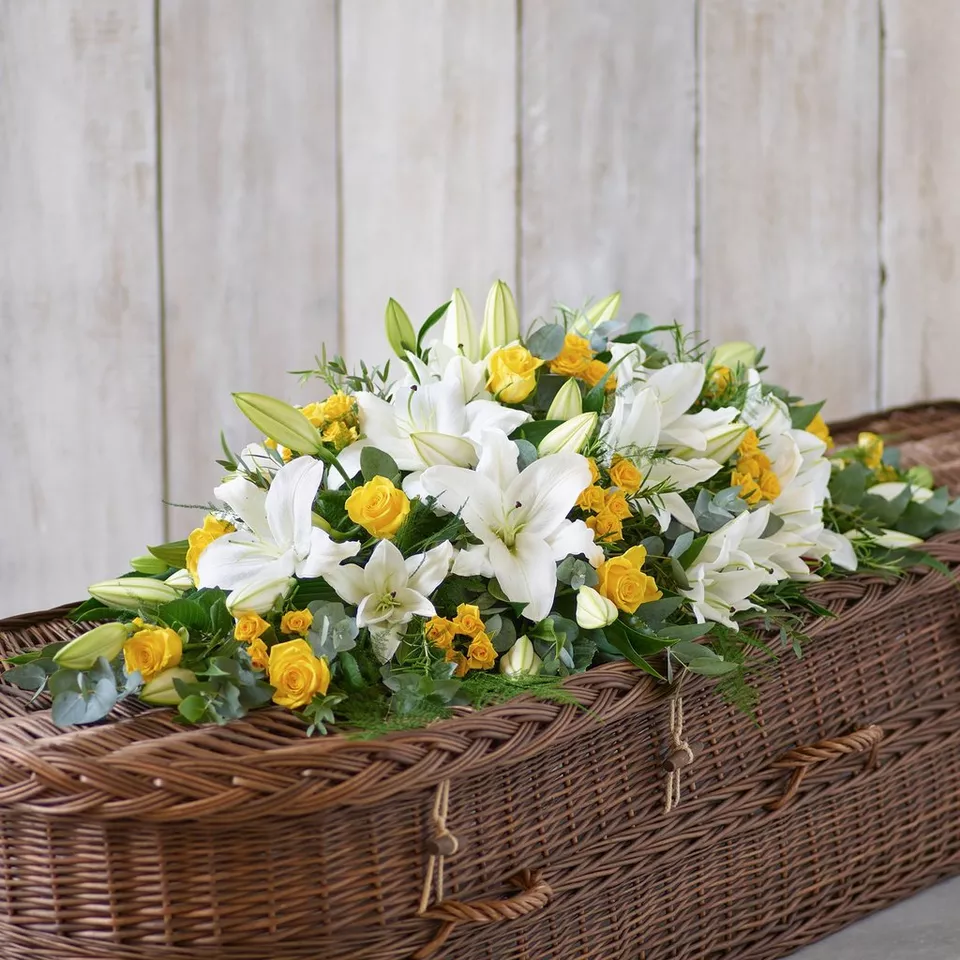 Lily and Rose Casket Spray - Image 17