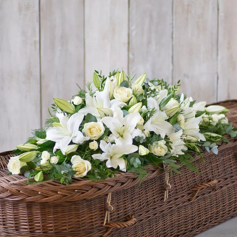 Lily and Rose Casket Spray - Image 4