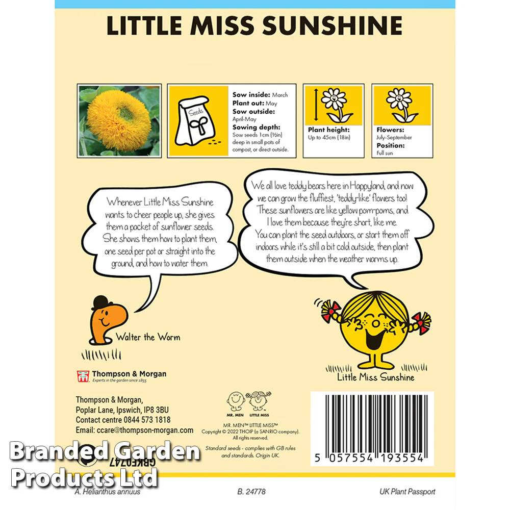 Mr. Men™ Little Miss™ Sunflower 'Teddy Bear' - Image 2
