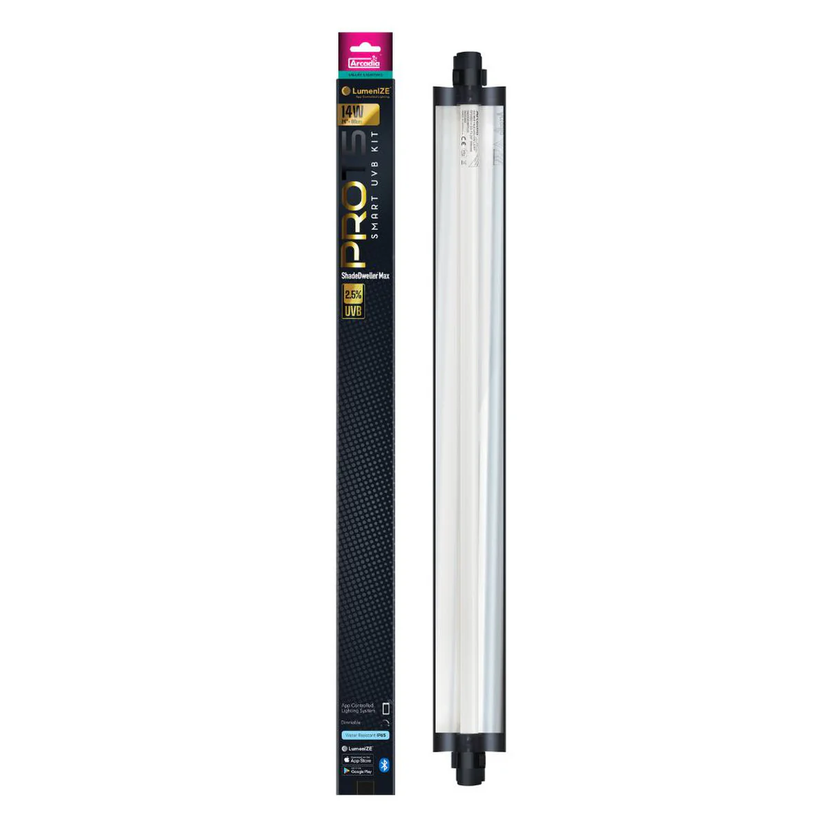 Arcadia Lumenize Pro T5 UVB Max Kit Shadedweller 2.5% 14W