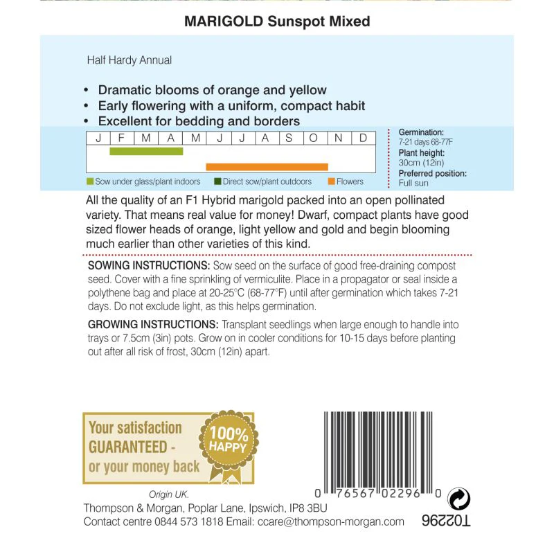 Marigold Sunspot Mix - Image 2