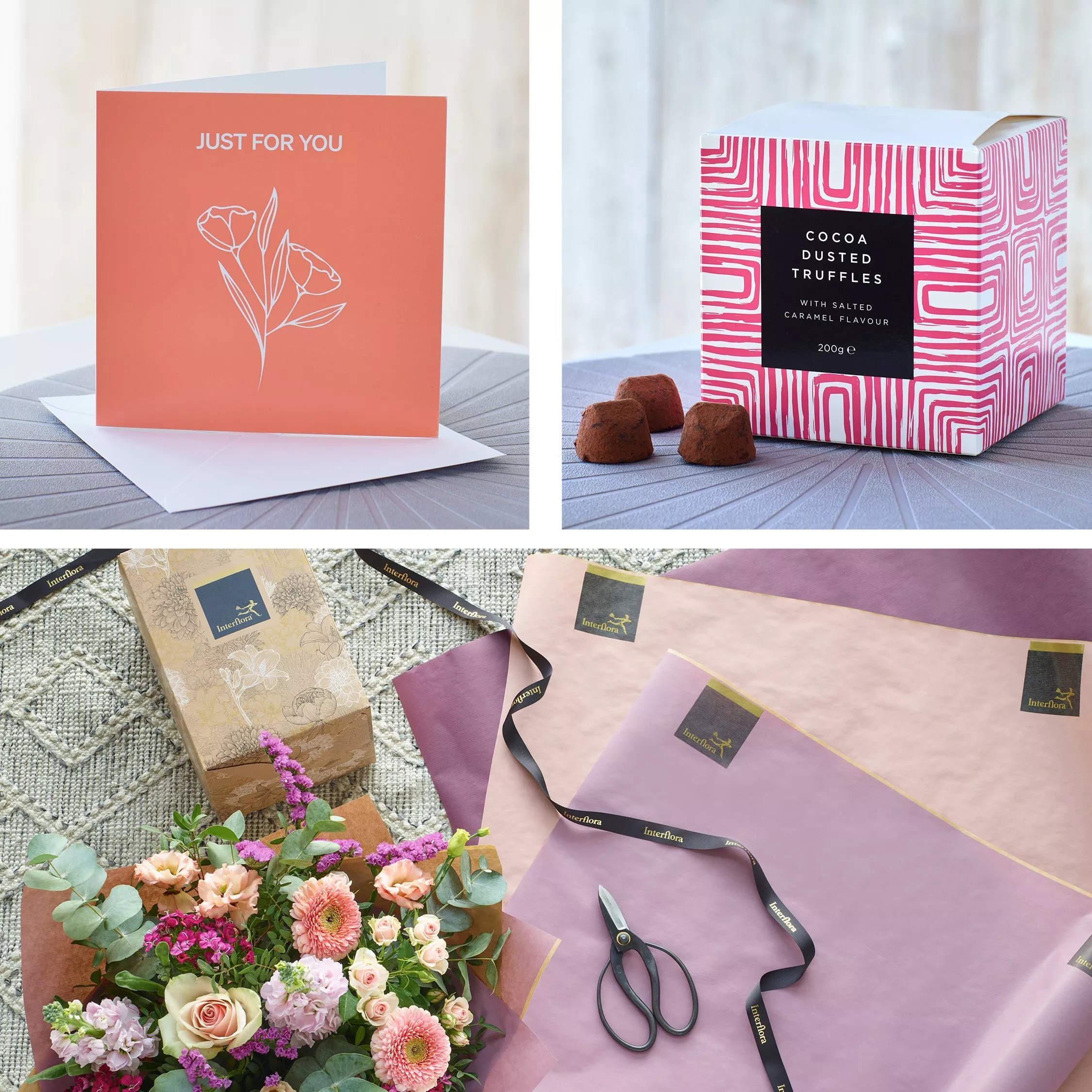 Mother's Day Luxury Pastels Bouquet Bundle With Chocolates and Card - Image 4
