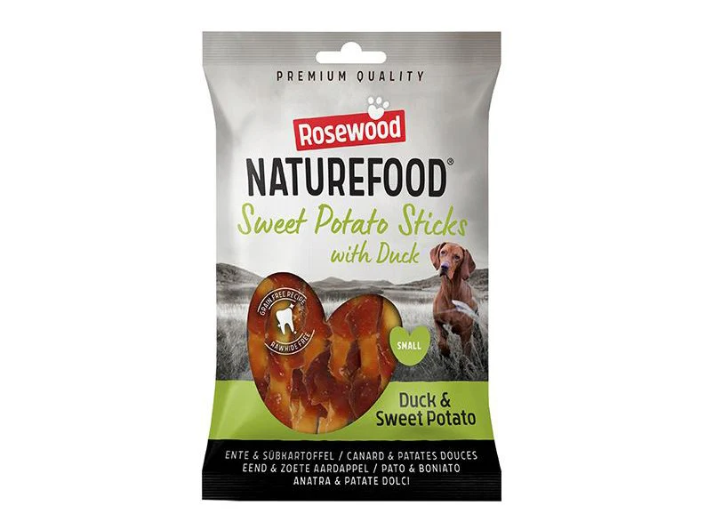 NatureFood Duck Wrap Sweet Potato Stick 80g