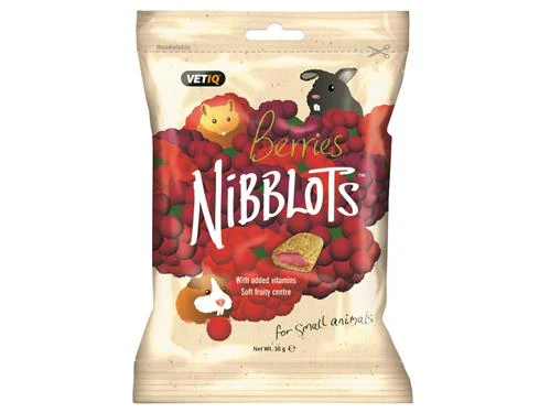 Vet-IQ Nibblots Small Animal Berries Treats 30g