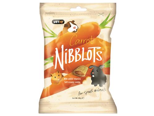 Vet-IQ Nibblots Small Animal Carrot Treats 30g