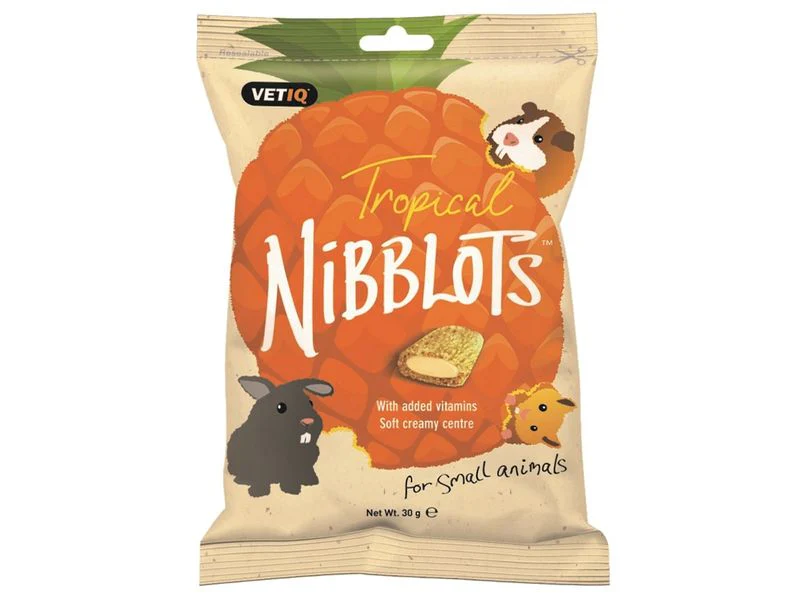 Nibblots Small Animal Tropical Treats 30g