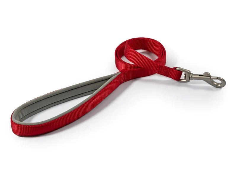 Ancol Viva AirCushion Nylon Lead Red 12mm x 1m