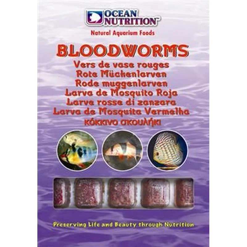 Ocean Nutrition Frozen Bloodworms Cube 100g
