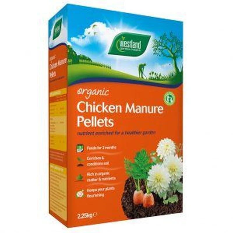Westland Organic Chicken Manure Pellets 2.25kg