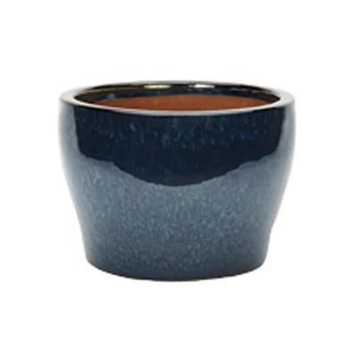 Peacock Low Glazed Planter (38cm)