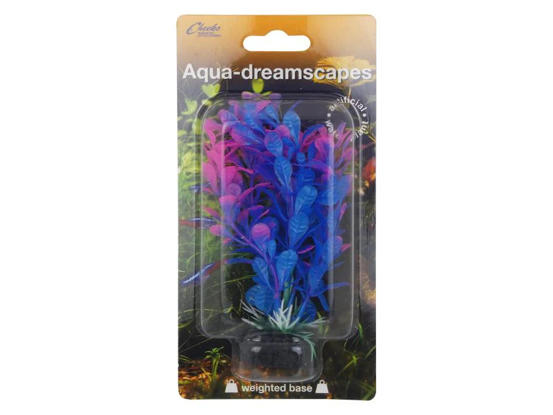 Artificial Aquatic Plant Purple Cardinal Flower 10cm