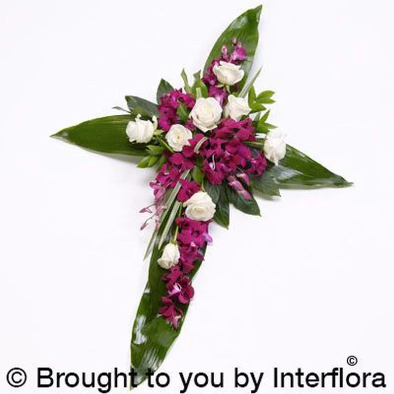 Rose and Aspidistra Cross