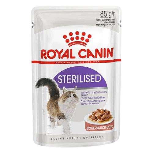 Royal Canin Cat Sterilised in Gravy Cat Food Pouch - 85g