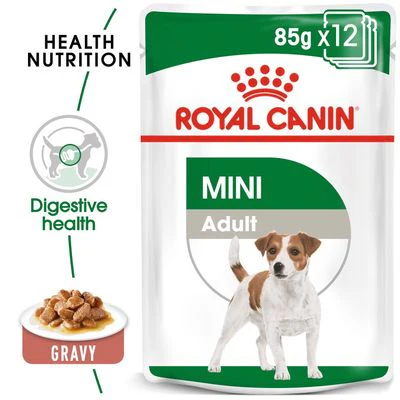 Royal Canin Mini Adult In Gravy Pouch 85g - Image 2