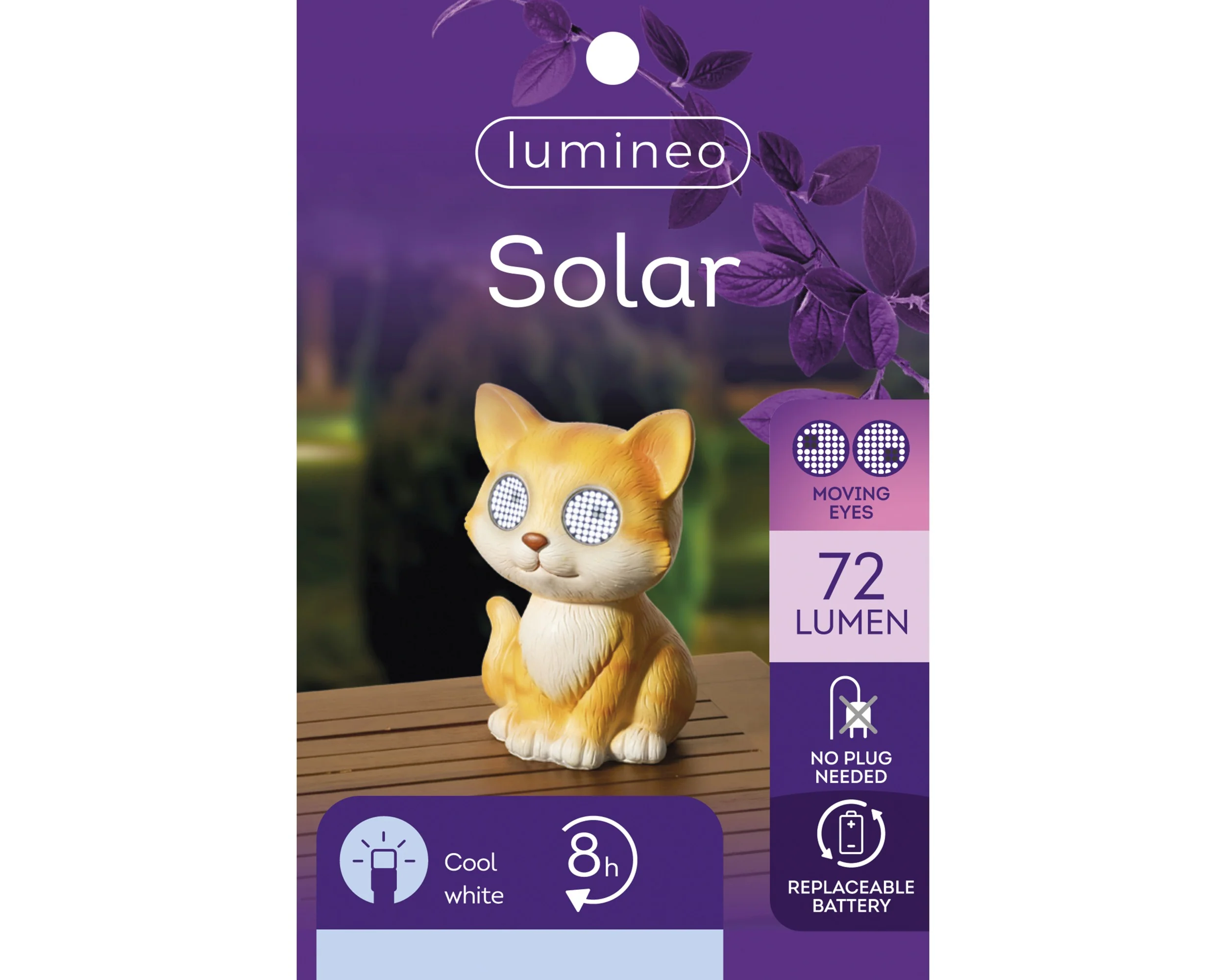 Solar cat polyresin - Image 2