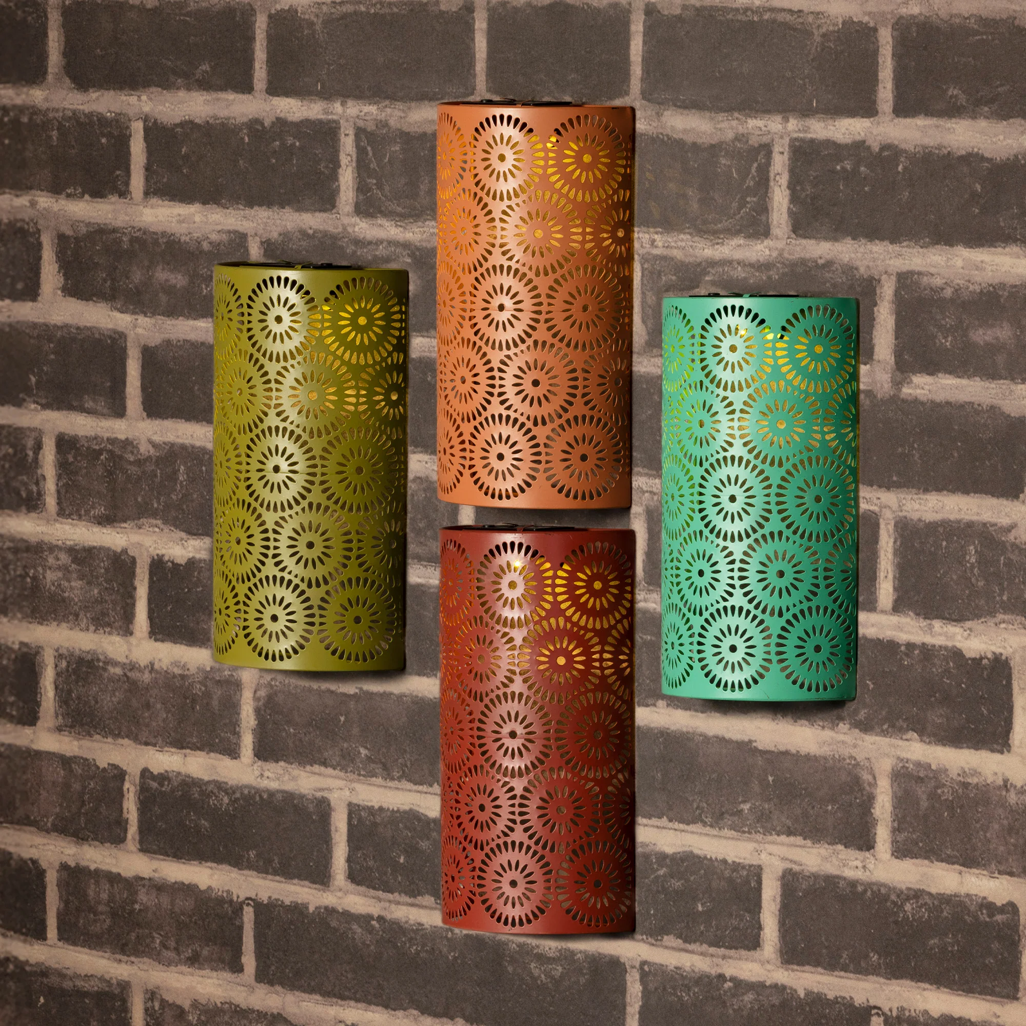 Solar wall light metal - sold separately
