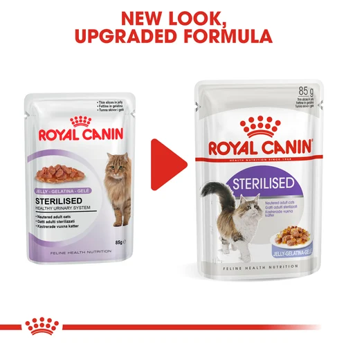 Royal Canin Sterilized Wet Cat Food in Jelly 85g - Image 2