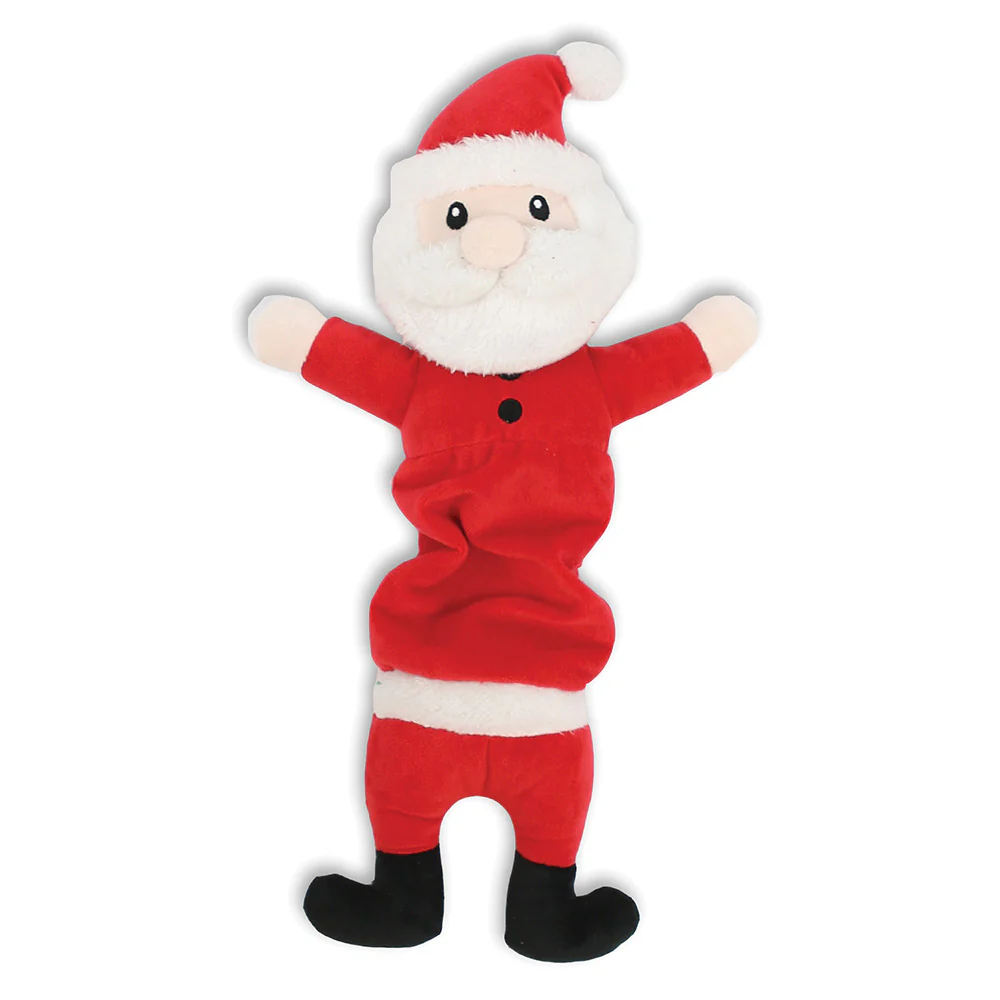 Stretchy Santa Dog Pull toy