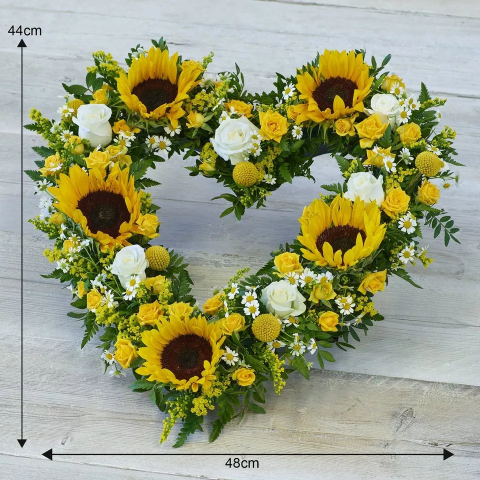 Striking Sunflower Heart - Image 2